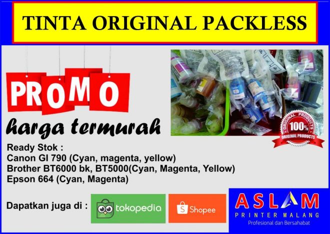 Tinta Packless